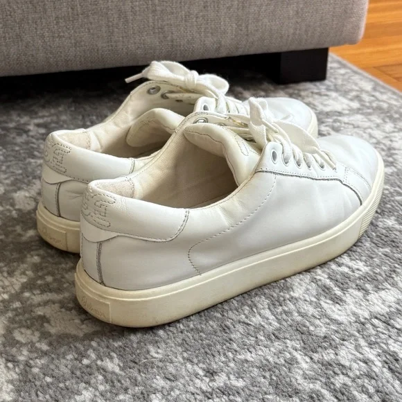 Sam Edelman Women's Ethyl Sneaker White Leather Size 7 - Picture 5 of 7